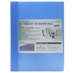 Bìa Acco nhựa Plus xanh dương