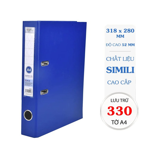 Bìa còng Thiên Long 5F A4 1M FO-BC11 Xanh Dương