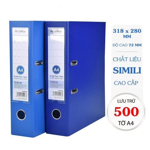 Bìa còng Thiên Long 7F A4 2M FO-BC06 Xanh Dương