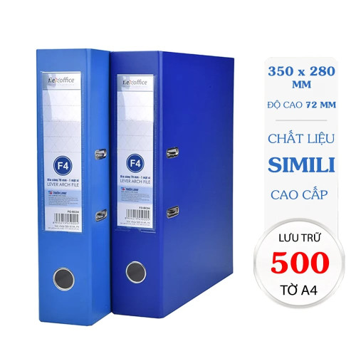 Bìa còng Thiên Long 7F F4 1M FO-BC04 Xanh Dương Bìa còng Thiên Long 7F F4 1M FO-BC04 Xanh Dương