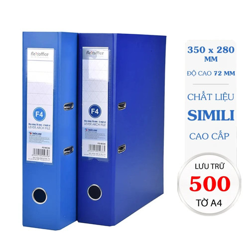 Bìa còng Thiên Long 7F F4 2M FO-BC08 Xanh Dương Bìa còng Thiên Long 7F F4 2M FO-BC08 Xanh Dương