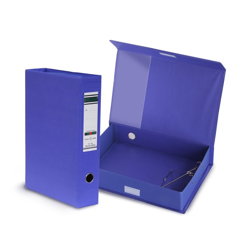 Bìa hộp có lỗ 10cm Kingstar Xanh Dương