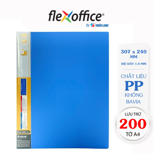 Bìa 100 lá A4 Thiên Long FO-DB05