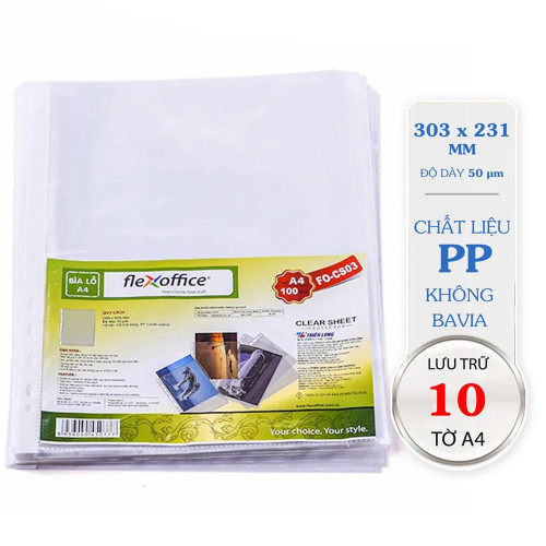 Bìa lỗ xấp Thiên Long CS03