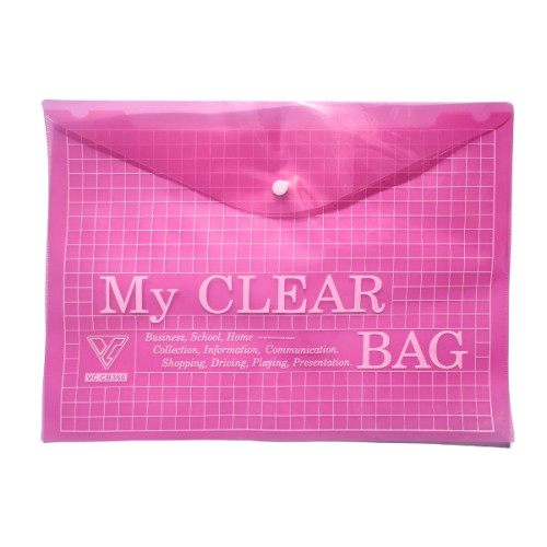 Bìa nút F4 màu hồng VC