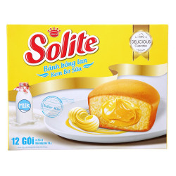 ánh Bông Lan Vị Kem Bơ Sữa Solite 23g x 12 cái - 276g ánh Bông Lan Vị Kem Bơ Sữa Solite 23g x 12 cái - 276g