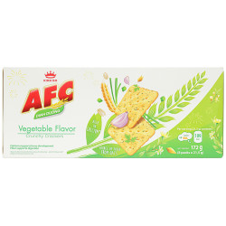 Bánh AFC rau cải ( 8 Gói x 21.5g) - 172gr/200gr Bánh AFC rau cải ( 8 Gói x 21.5g) - 172gr/200gr