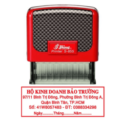 Con dấu S855 - 5 dòng Con dấu S855 - 5 dòng