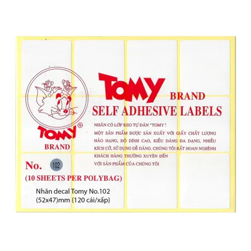 Decal Tomy 102 Decal Tomy 102