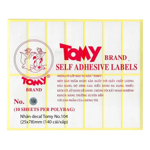 Decal Tomy 104 Decal Tomy 104