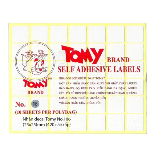Decal Tomy 106 Decal Tomy 106
