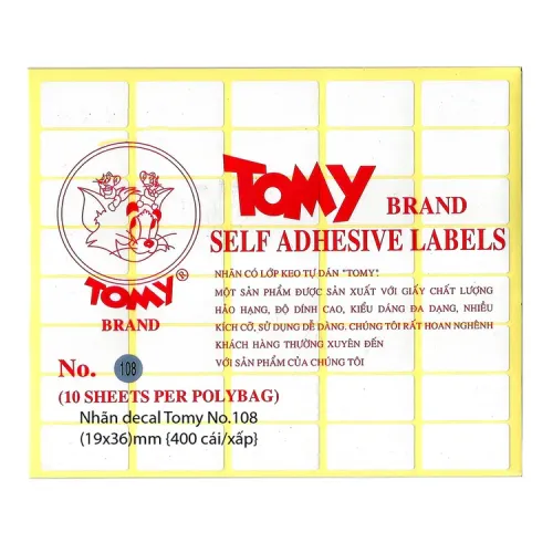 Decal Tomy 108