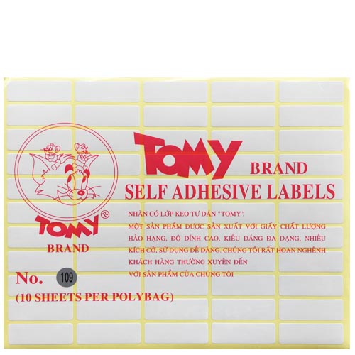 Decal Tomy 109