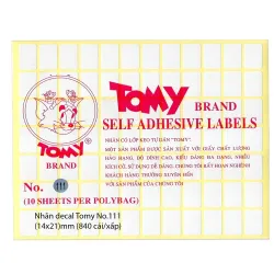 Decal Tomy 111 Decal Tomy 111