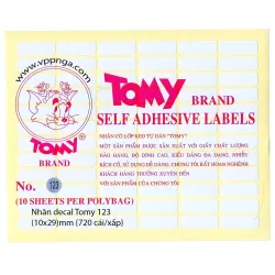 Decal Tomy 123 Decal Tomy 123