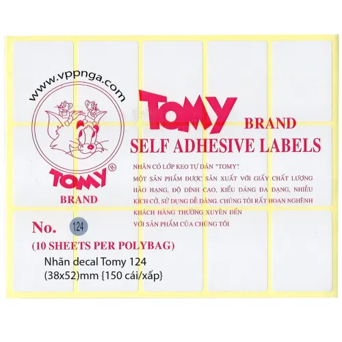 Decal Tomy 124 Decal Tomy 124