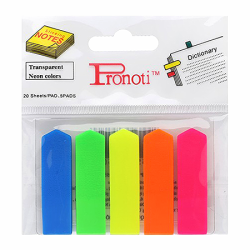 Note nhựa 5 màu Pronoti 45502 Note nhựa 5 màu Pronoti 45502