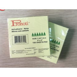 Giấy Note 3x3 Pronoti Xanh lá Giấy Note 3x3 Pronoti Xanh lá
