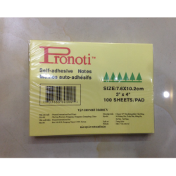Giấy Note 3x4 Pronoti Vàng Giấy Note 3x4 Pronoti Vàng