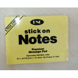 Giấy Note 3x4 UNC Vàng Giấy Note 3x4 UNC Vàng