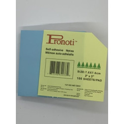 Giấy Note 3x3 Pronoti Xanh dương Giấy Note 3x3 Pronoti Xanh dương