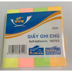 Giấy note 4 màu TTH Giấy note 4 màu TTH