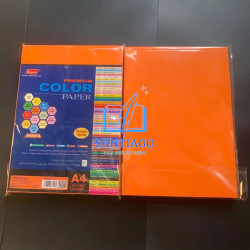 Giấy fort A4 PG 80gsm - Màu Cam Giấy fort A4 PG 80gsm - Màu Cam