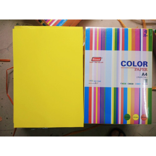 Giấy ford A4 PGrand 80gsm vàng