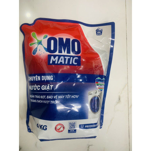 Nước giặt omo Matic Chuyên Dụng 4 kg Nước giặt omo Matic Chuyên Dụng 4 kg
