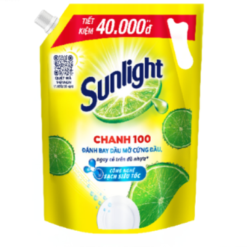 Nước rửa chén Sunlight Chanh 3.1L