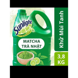 Nước rửa chén Sunlight Trà Xanh 3.6L Nước rửa chén Sunlight Trà Xanh 3.6L