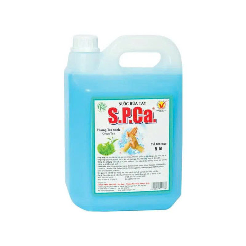 Nước rửa tay SPCa 5L Trà Xanh