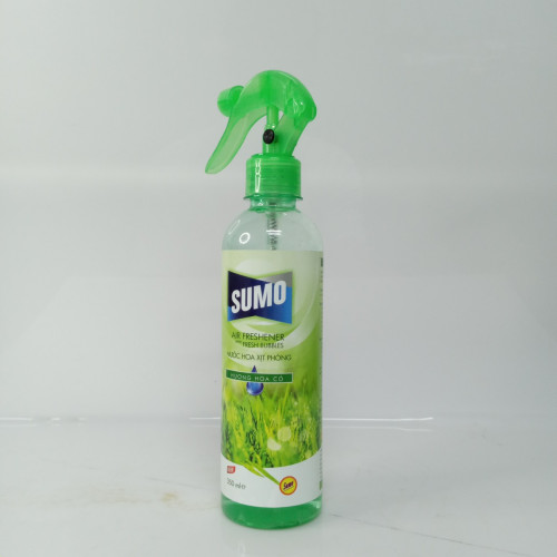 Xịt Phòng Sumo 350ml Hương Hoa Cỏ-Màu Xanh Lá