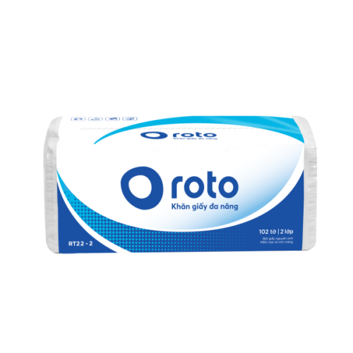 Khăn giấy lau tay roto 22-2 lớp