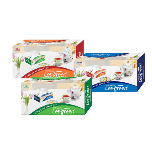 Khăn Giấy Let Green 160 tờ