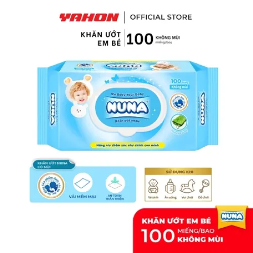 Khăn ướt Nuna 100 tờ