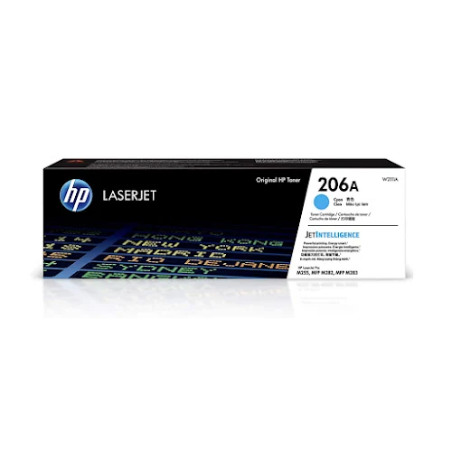 Hộp mực in HP206A - W2111A Cyan Hộp mực in HP206A - W2111A Cyan