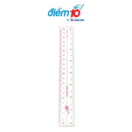 Thước dẻo PVC Thiên Long SR-022 20cm Thước dẻo PVC Thiên Long SR-022 20cm