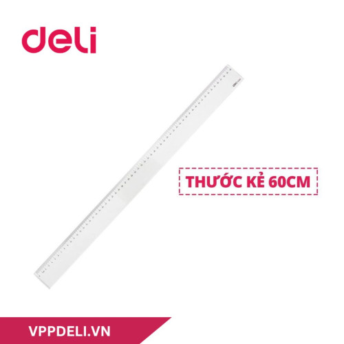 Thước trong suốt Deli 60cm E6260