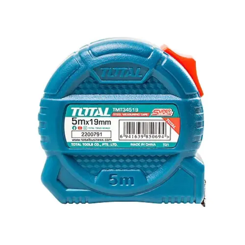 Thước kéo thép nền vàng 5 x19mm TOTAL TMT34519