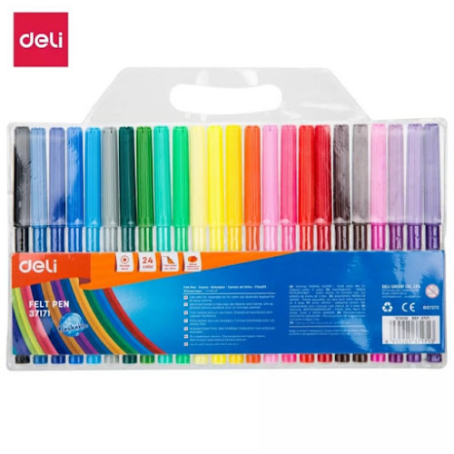 Bút màu nước 24 màu 37171 Deli Bút màu nước 24 màu 37171 Deli