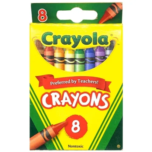 Bút sáp màu Crayola 8 cây/ hộp Bút sáp màu Crayola 8 cây/ hộp