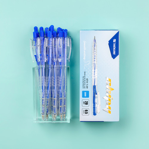 Bút bi Thiên Long TL-089 ngòi 0.5mm mực xanh
