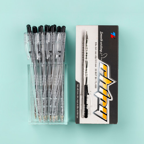 Bút bi Thiên Long TL-089 ngòi 0.5mm mực đen