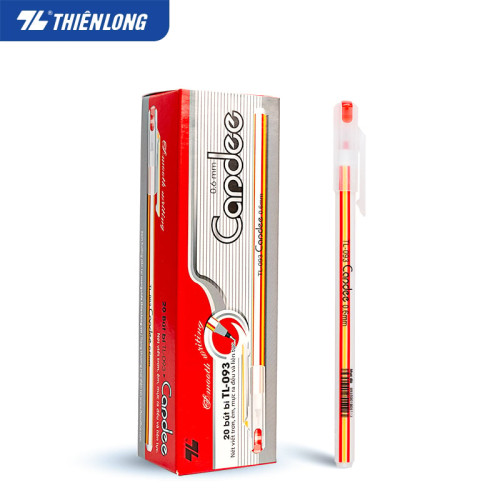 Bút Bi Thiên Long TL-093 ngòi 0.6mm mực đỏ