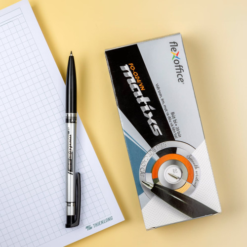 Bút Bi Thiên Long FO-024 ngòi 0.7mm mực đen