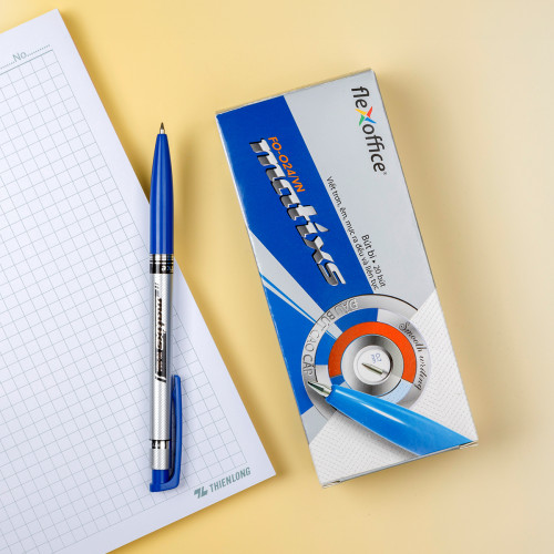 Bút Bi Thiên Long FO-024 ngòi 0.7mm mực xanh