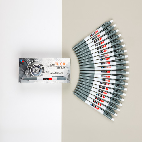 Bút bi Thiên Long TL-08 ngòi 0.8mm đen