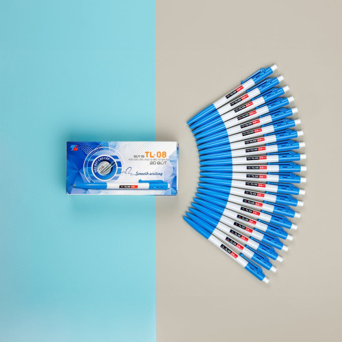 Bút bi Thiên Long TL-08 ngòi 0.8mm xanh