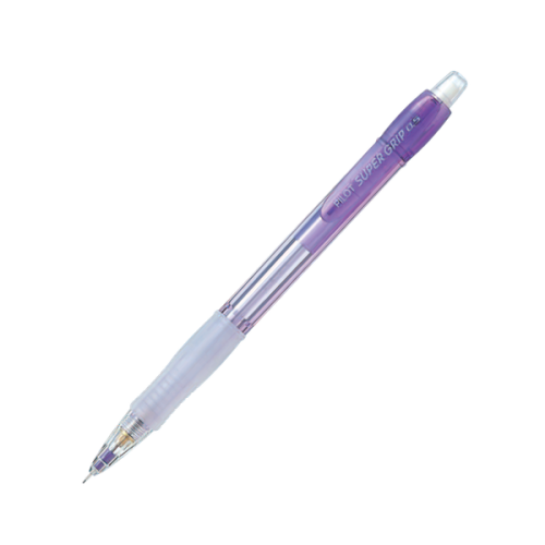 Bút chì bấm Pilot Super Grip Neon 2B Tím